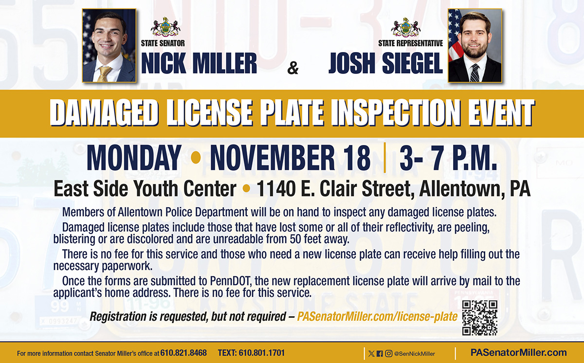 License Plate Inspection Event - November 18, 2024