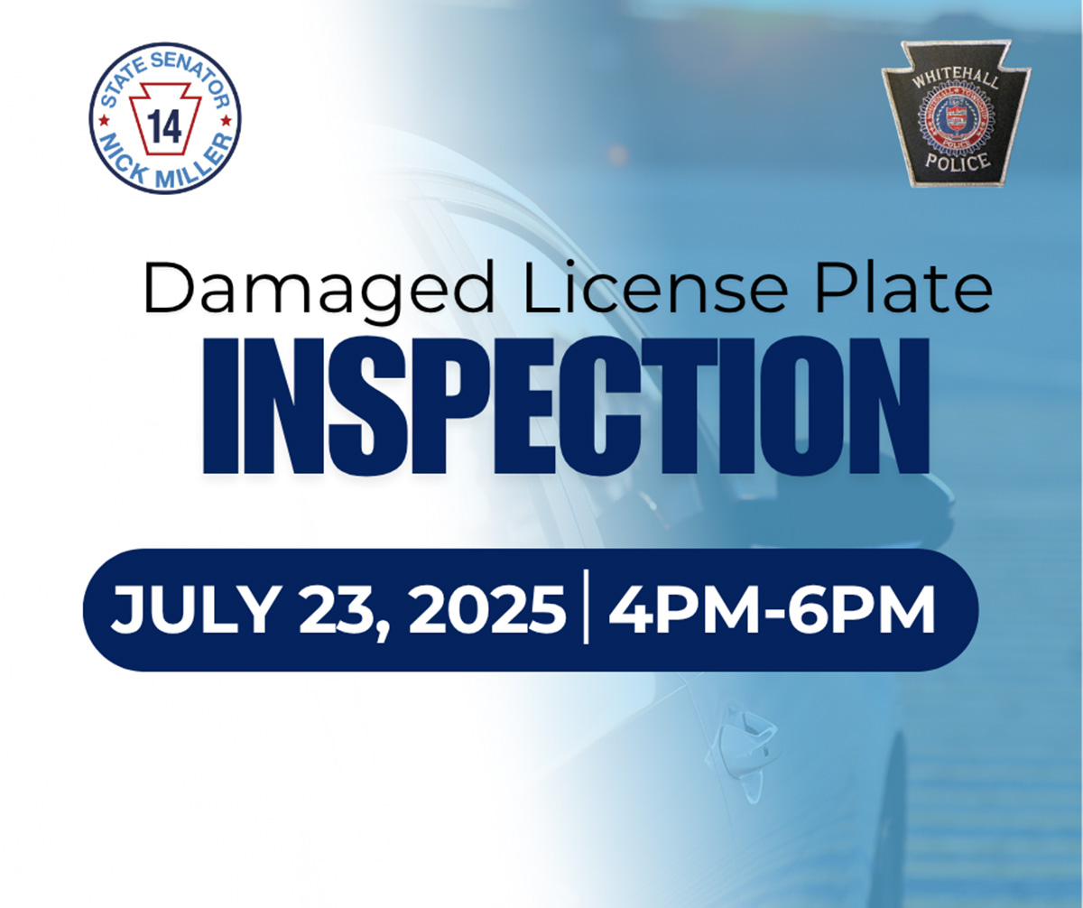 Damaged License Plate Inspection Event