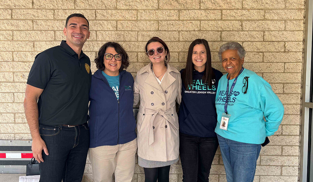 Senator Nick Miller Walks-A-Day in the Life of a Meals on Wheels Greater Lehigh Valley Volunteer