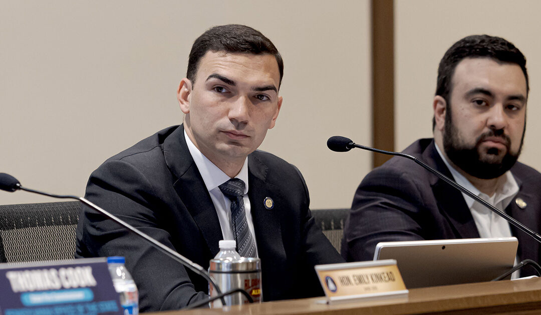 Senators Nick Pisciottano and Nick Miller