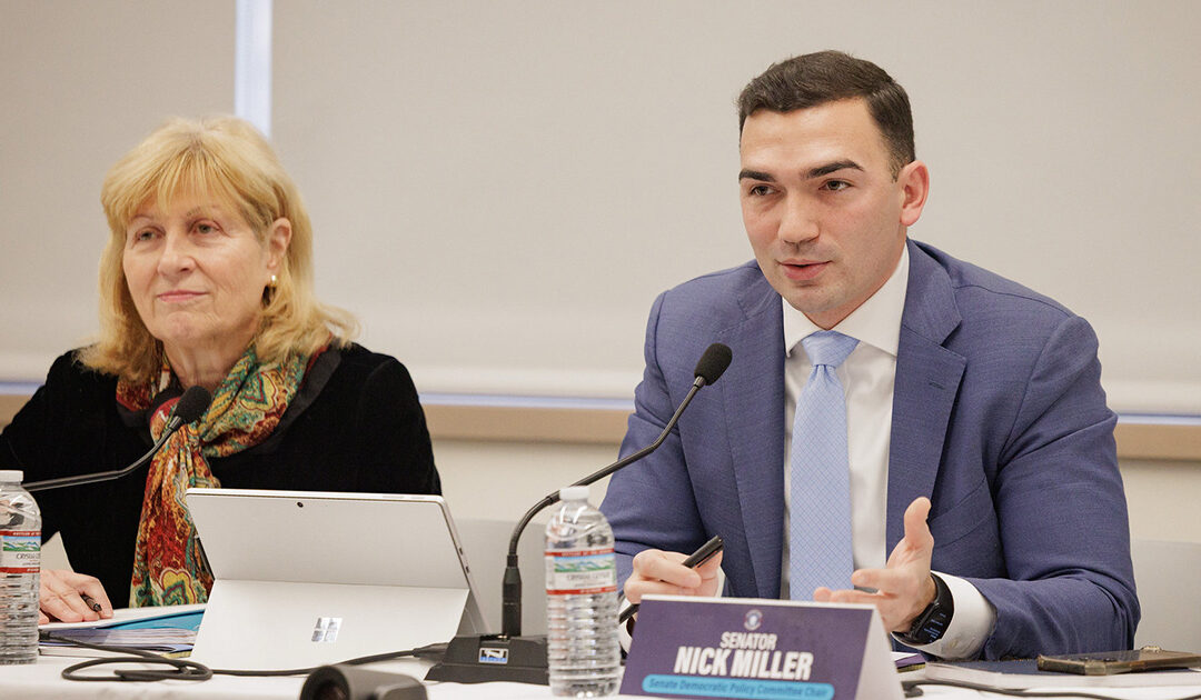 Senators Judy Schwank and Nick Miller