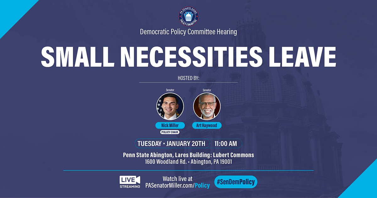 Policy Hearing - Small Necessities Leave