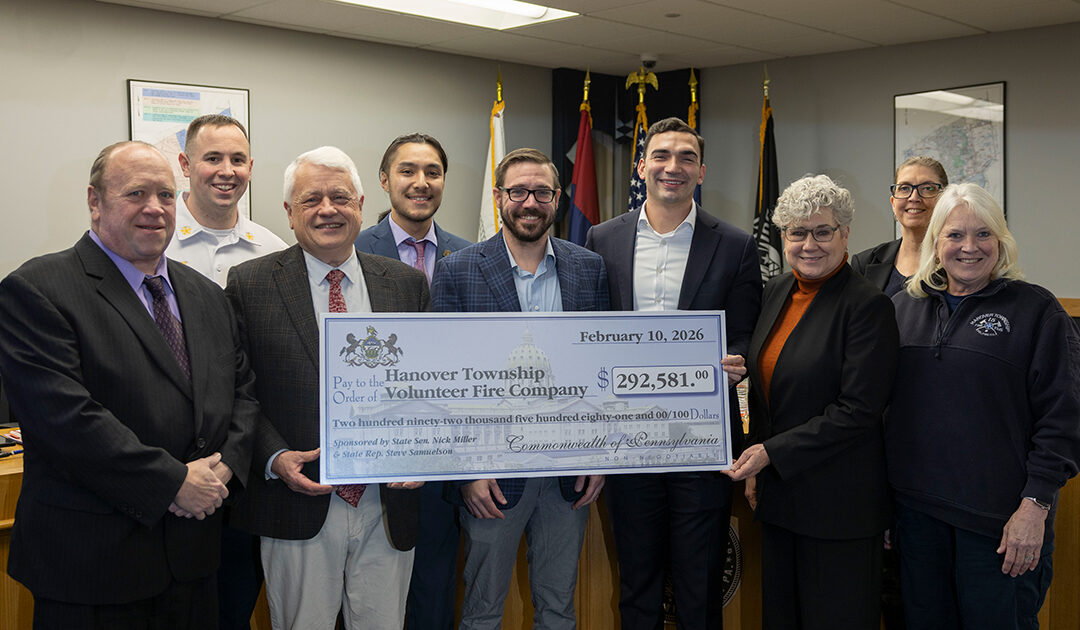 Hanover Township Check Presentation
