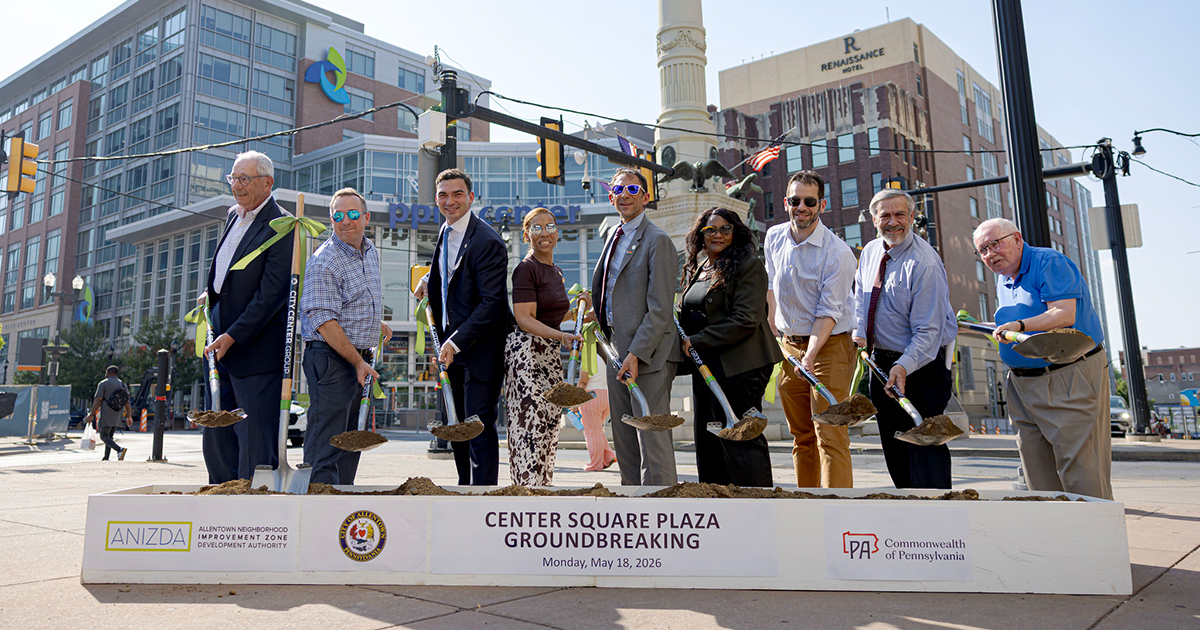 Allentown Center Square Plaza Groundbreaking