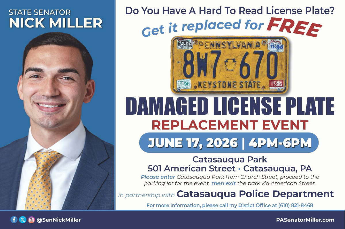 Damaged License Plate Replacement Event - June 17, 2026