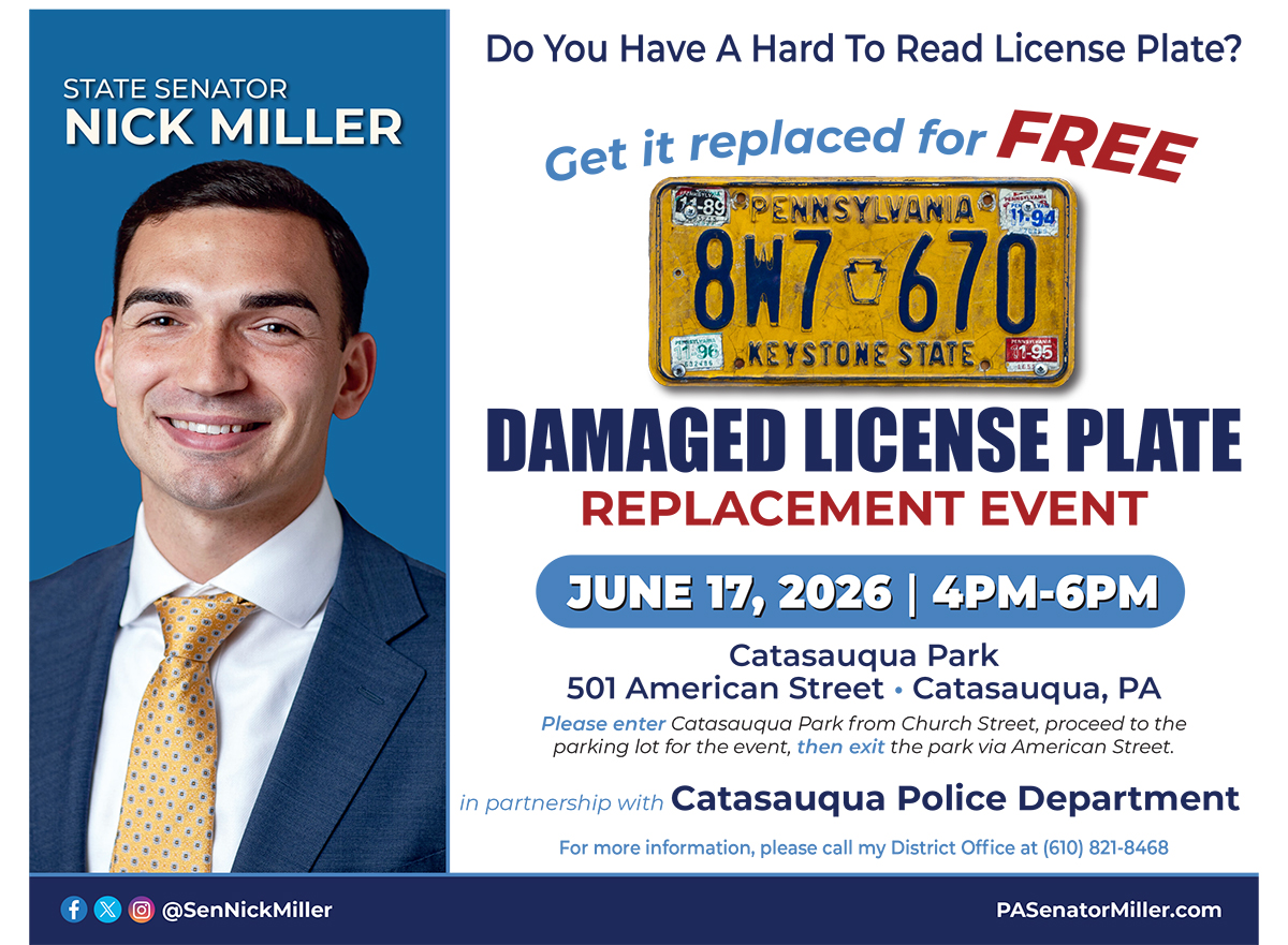 Damaged License Plate Replacement Event - June 17, 2026