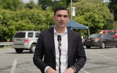 Sen. Nick Miller Held Damaged License Plate Replacement Event and Grant Announcement for Catasauqua Police Department