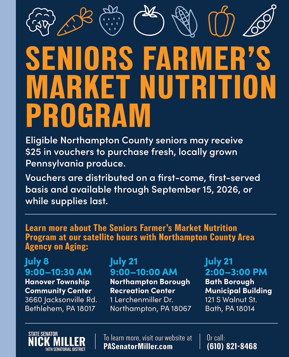 2026 Senior Farmers Market Nutrition Program