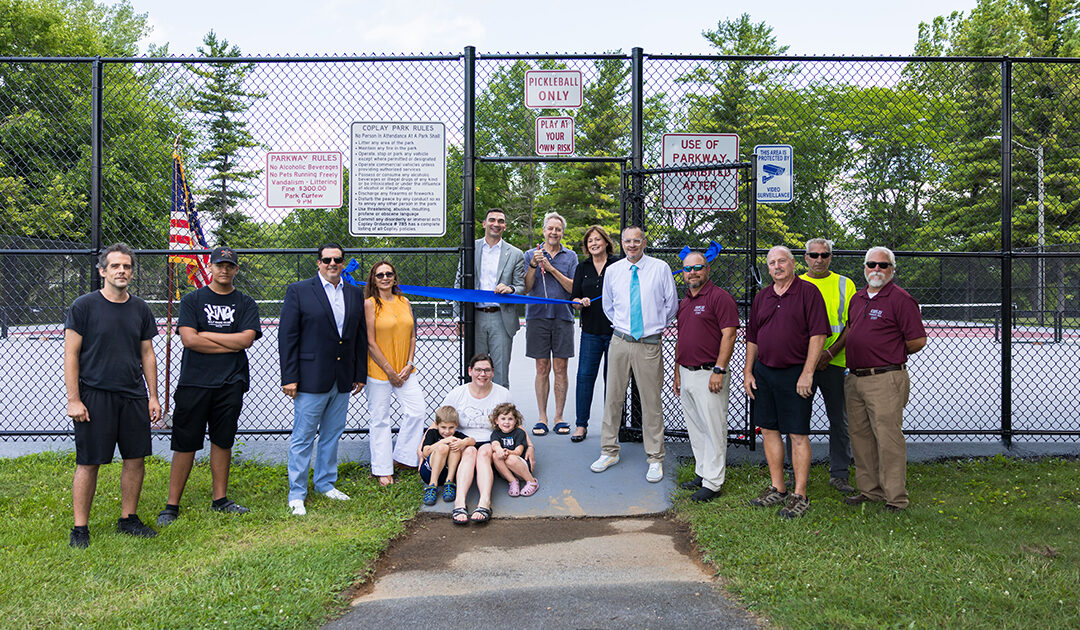 Senator Nick Miller, Representative McNeill, and Coplay Borough Celebrated the Opening of New Pickleball Courts Funded Through a State Grant