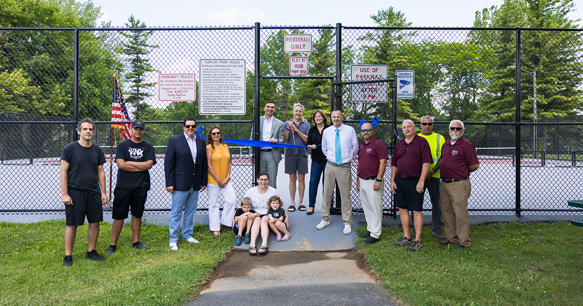 Senator Nick Miller, Representative McNeill, and Coplay Borough Celebrated the Opening of New Pickleball Courts Funded Through a State Grant