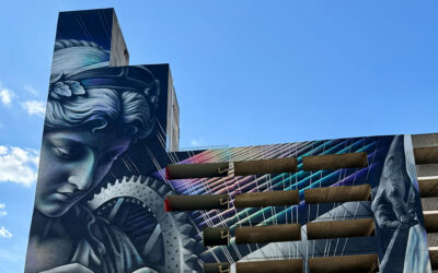 Lehigh Valley’s Tallest Mural Completed at Allentown’s Iconic Spiral Deck